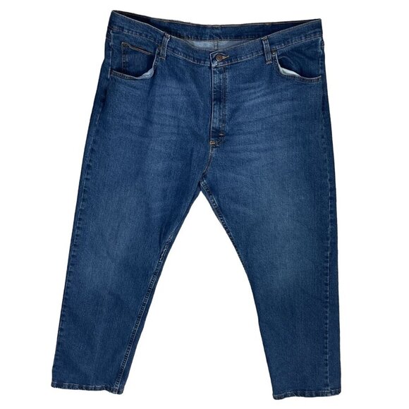 Wrangler Jeans Medium Wash Men's Size 42 Straight Fit - Picture 1 of 4
